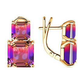 Серьги SOKOLOV - Серебро 925, Синтетический ситалл (арт. 92022948)