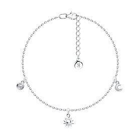 Браслет SOKOLOV - Серебро 925, Фианит (арт. 94050801)