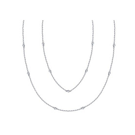 Колье SOKOLOV - Серебро 925, Фианит (арт. 94070130)