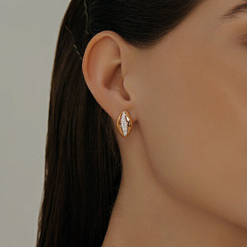 Серьги SOKOLOV - Серебро 925, Фианит (арт. 93020602)