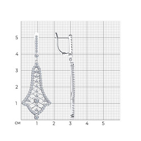 Серьги SOKOLOV - Серебро 925, Фианит (арт. 94023373)