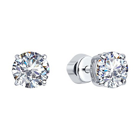 Серьги SOKOLOV - Серебро 925, Фианит (арт. 94023494)