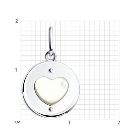 Подвеска SOKOLOV - Серебро 925, Перламутр (арт. 83030106)