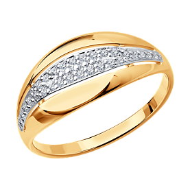 Кольцо SOKOLOV - Серебро 925, Фианит (арт. 93010500)