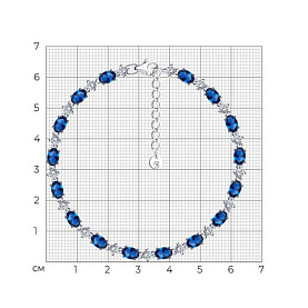 Браслет SOKOLOV - Серебро 925, Фианит (арт. 94051193)