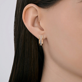 Серьги Diamant - Золото 585 (арт. 51-120-00482-1)