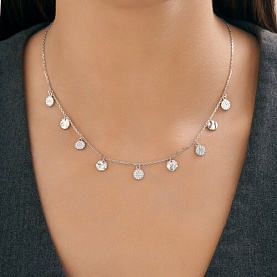 Колье SOKOLOV - Серебро 925, Фианит (арт. 94071246)