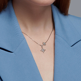 Колье SOKOLOV - Серебро 925, Фианит (арт. 94070936)