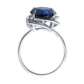 Кольцо Diamant - Серебро 925, Синтетический сапфир (арт. 94-310-00985-3)