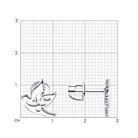Серьги Diamant - Серебро 925 (арт. 94-122-01224-1)