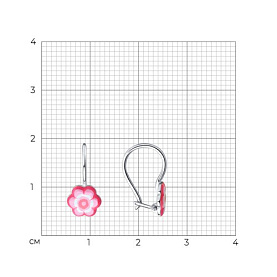 Серьги SOKOLOV - Серебро 925, Эмаль (арт. 94024292)