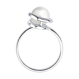 Кольцо SOKOLOV - Серебро 925, Жемчуг синтетический (арт. 94013369)