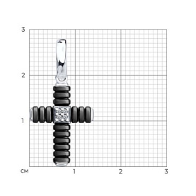 Подвеска Diamant - Серебро 925, Фианит (арт. 94-130-00245-1)