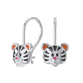 Серьги POKROVSKY - Серебро 925, Эмаль (арт. 0201680-00875)