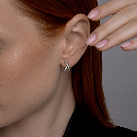 Серьги SOKOLOV - Серебро 925, Фианит (арт. 94026757)