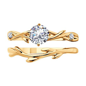 Кольцо SOKOLOV - Серебро 925, Фианит (арт. 93011154)