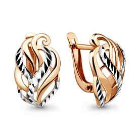 Серьги Аквамарин - Золото 375 (арт. 33587.8)