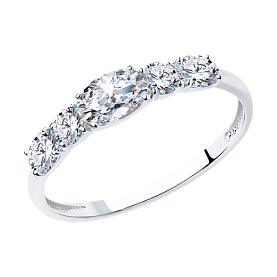 Кольцо SOKOLOV - Серебро 925, Фианит (арт. 94011484)