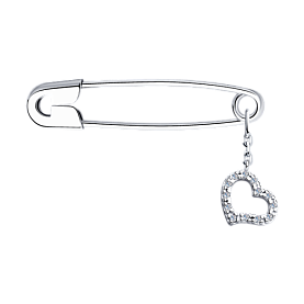 Булавка SOKOLOV - Серебро 925, Фианит (арт. 94040017)
