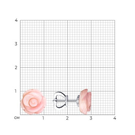 Серьги Diamant - Серебро 925, Перламутр (арт. 94-122-00479-1)