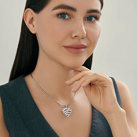 Подвеска SOKOLOV - Серебро 925, Фианит (арт. 94033294)