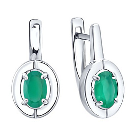 Серьги SOKOLOV - Серебро 925, Агат (арт. 92025341)