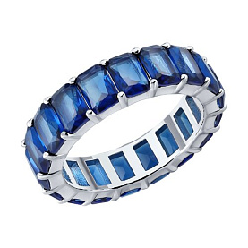 Кольцо SOKOLOV - Серебро 925, Фианит (арт. 94014888-91)