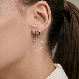 Серьги Diamant - Серебро 925 (арт. 94-122-00510-1)