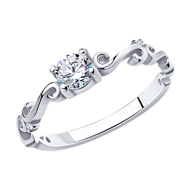 Кольцо SOKOLOV - Серебро 925, Фианит (арт. 94010907)