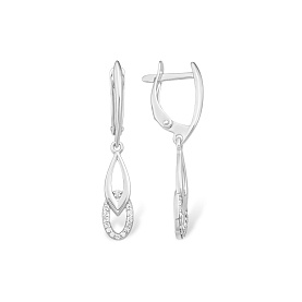 Серьги EFREMOV - Серебро 925, Фианит (арт. 12100113360-501)