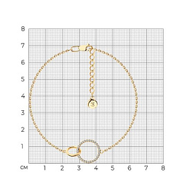 Браслет SOKOLOV - Серебро 925, Фианит (арт. 93050206)