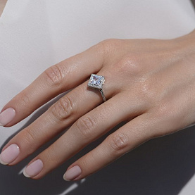 Кольцо Talant - Серебро 925, Фианит (арт. 20-72-0001-21139)