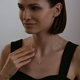 Колье SOKOLOV - Серебро 925, Фианит (арт. 94070056)